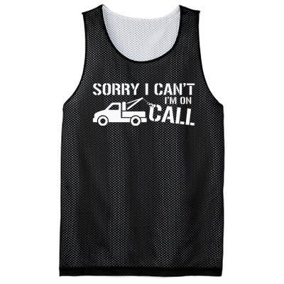 Funny Tow Truck Driver Gift For Truckers and Dads Mesh Reversible Basketball Jersey Tank