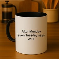 Funny T Text Ai Mug