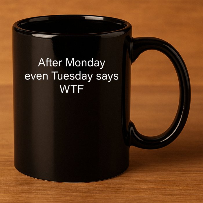 Funny T Text Ai 11oz C Handle Ceramic Mug