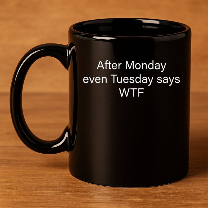 Funny T Text Ai 11oz C Handle Ceramic Mug