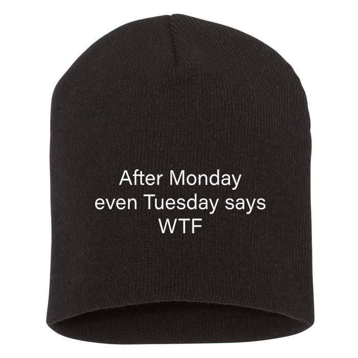 Funny T Text Ai Short Acrylic Beanie