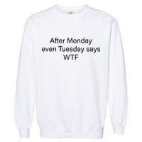 Funny T Text Ai Garment-Dyed Sweatshirt
