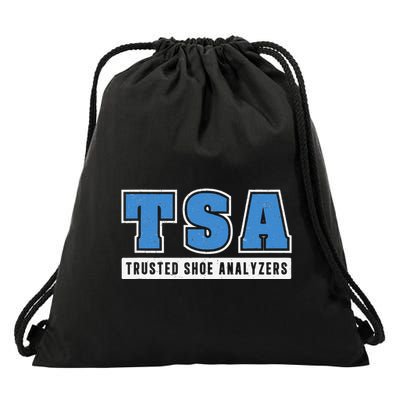 Funny Tsa Trusted Shoe Analyzers Transportation Security Fan Drawstring Bag