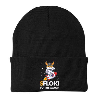 Floki To The Moon Floki Inu Cryptocurrency Bitcoin Beanie