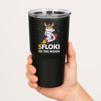 Floki To The Moon Floki Inu Cryptocurrency Bitcoin Tumbler