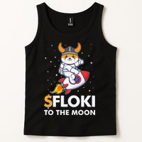 Floki To The Moon Floki Inu Cryptocurrency Bitcoin Tank Top