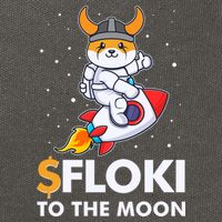 Floki To The Moon Floki Inu Cryptocurrency Bitcoin Cotton Canvas Backpack