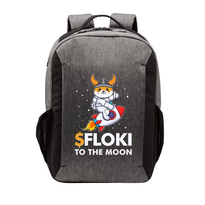 Floki To The Moon Floki Inu Cryptocurrency Bitcoin Vector Backpack