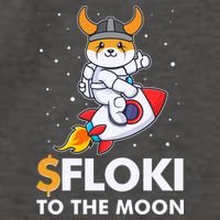 Floki To The Moon Floki Inu Cryptocurrency Bitcoin Vector Backpack