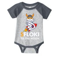 Floki To The Moon Floki Inu Cryptocurrency Bitcoin Infant Baby Jersey Bodysuit