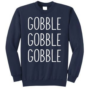 Funny Turkey Trot Fall Sayings Thanksgiving Gobble Gobble Sweatshirt