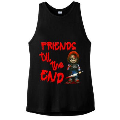 Friends Till The End Ladies PosiCharge Tri-Blend Wicking Tank
