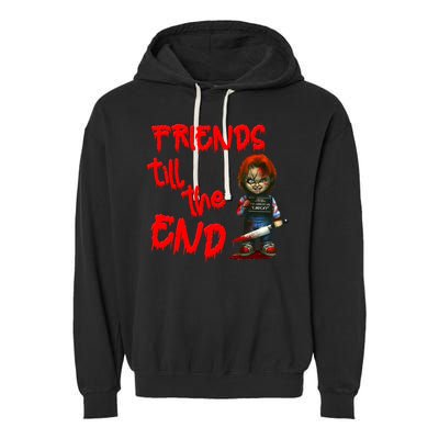 Friends Till The End Garment-Dyed Fleece Hoodie