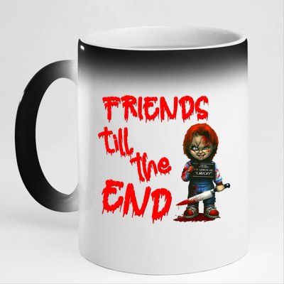 Friends Till The End 11oz Black Color Changing Mug