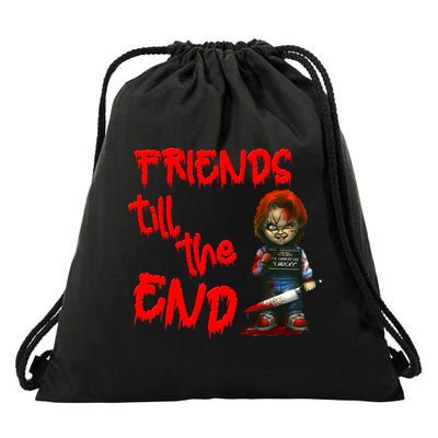 Friends Till The End Drawstring Bag