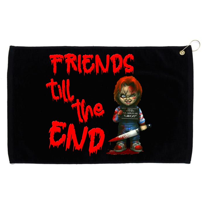 Friends Till The End Grommeted Golf Towel