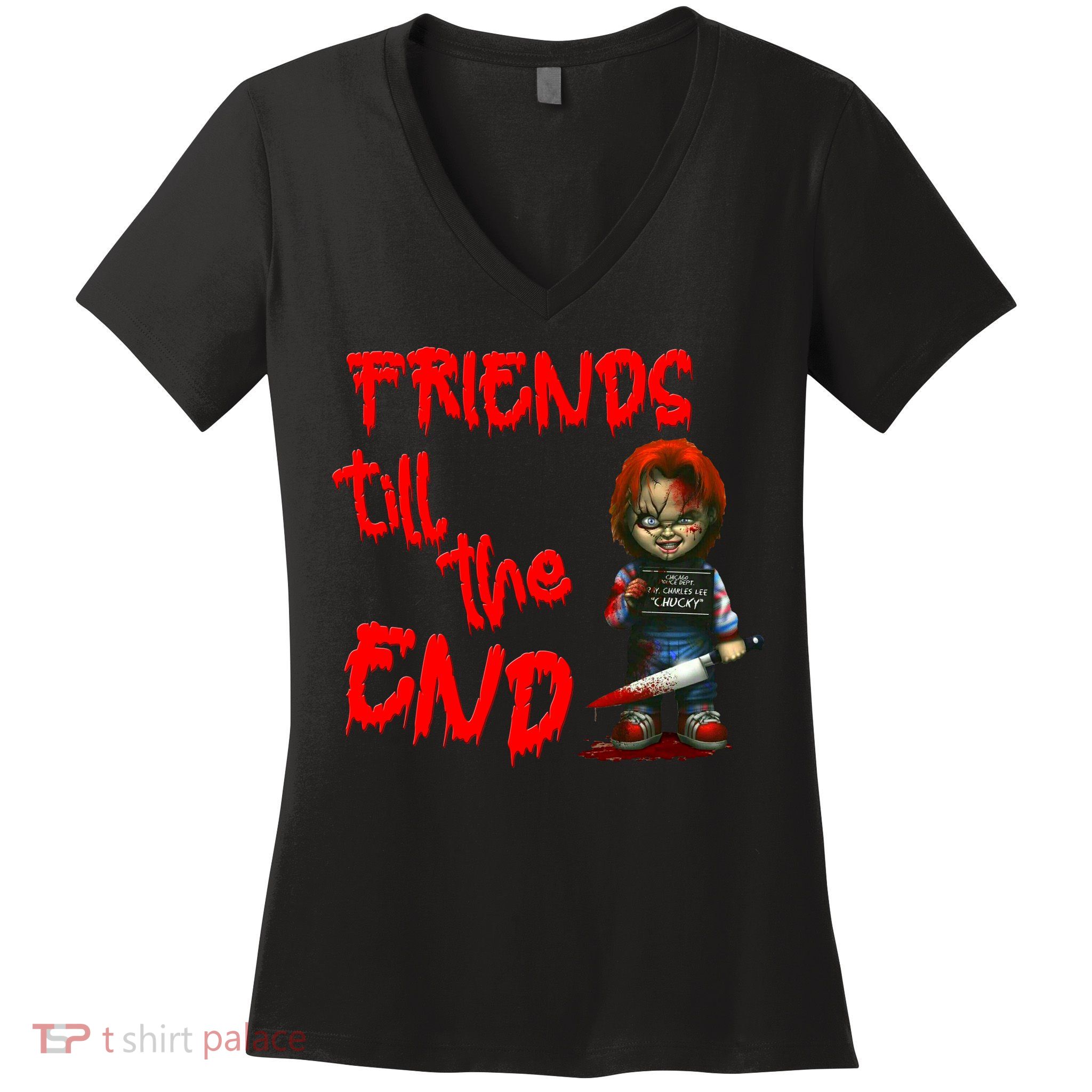 Friends Till The End Women's V-Neck T-Shirt