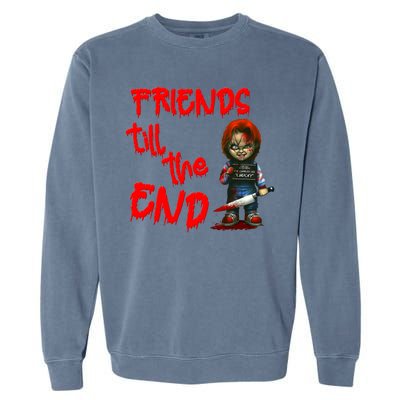 Friends Till The End Garment-Dyed Sweatshirt