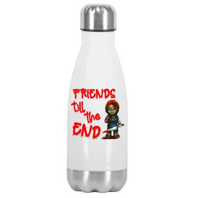 Friends Till The End Stainless Steel Insulated Water Bottle