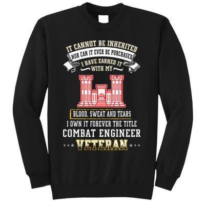 Forever The Title Combat Engineer Veteran Day Funny Xmas Sweatshirt