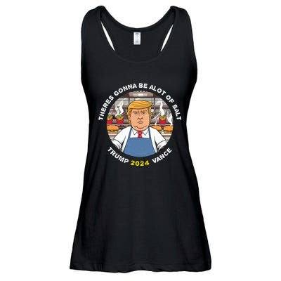 Funny Trump Theres Gonna Be Alot Of Salt Trump Vance 2024 Ladies Essential Flowy Tank