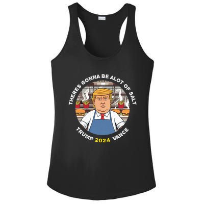 Funny Trump Theres Gonna Be Alot Of Salt Trump Vance 2024 Ladies PosiCharge Competitor Racerback Tank