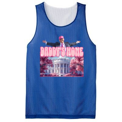 Funny Trump Take America Back DaddyS Home Trump 2024 Cool Gift Mesh Reversible Basketball Jersey Tank