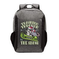 Funny Trashing Through The Snow Sleding Raccoon And Opossum Vector Backpack