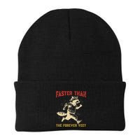 Faster Than The Forever Yeet Funny Knit Cap Winter Beanie