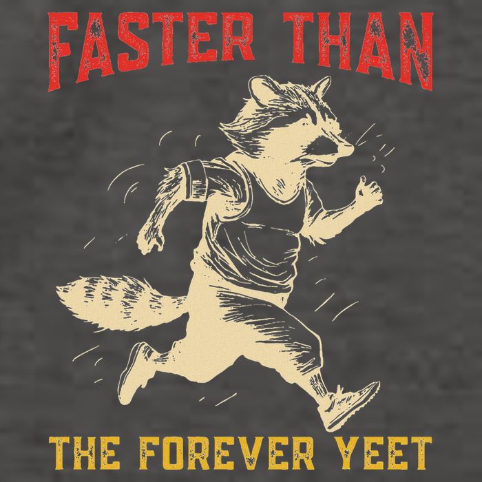 Faster Than The Forever Yeet Funny Vector Backpack