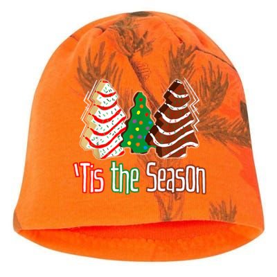 Funny Tis The Season Christmas Tree Cakes Debbie Kati - Camo Knit Beanie