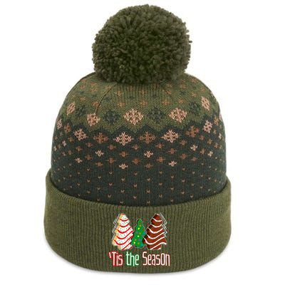 Funny Tis The Season Christmas Tree Cakes Debbie The Baniff Cuffed Pom Beanie