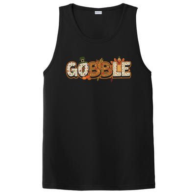 Funny Thanksgiving Turkey Day Gobble Gift PosiCharge Competitor Tank