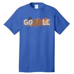 Funny Thanksgiving Turkey Day Gobble Gift Tall T-Shirt