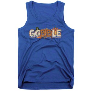 Funny Thanksgiving Turkey Day Gobble Gift Tank Top