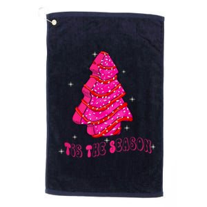 Funny Tis The Season Christmas Tree Cakes Debbie Platinum Collection Golf Towel