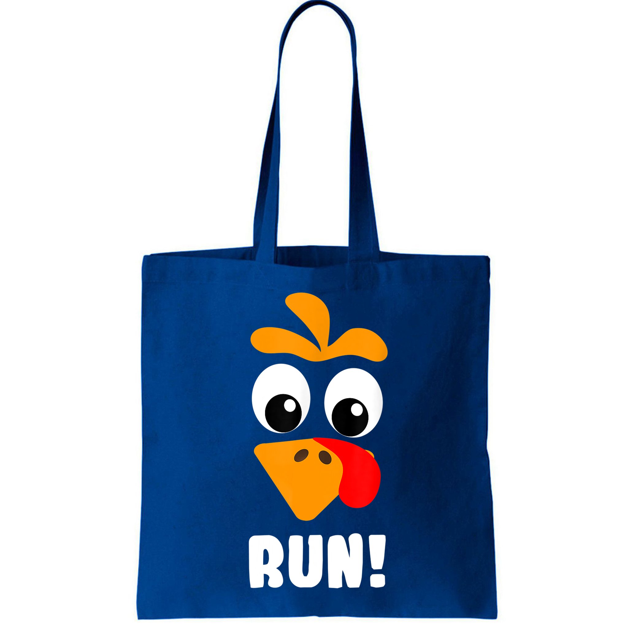 Funny Turkey Trot Adult Running Costume Turkey Face Bag