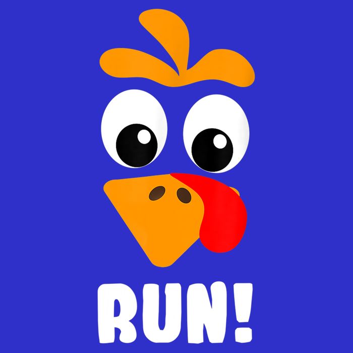 Funny Turkey Trot Adult Running Costume Turkey Face Bag
