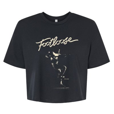 Footloose Two Tone Title Portrait Bella+Canvas Jersey Crop Tee