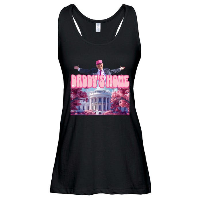 Funny Trump Take America Back Daddys Home Trump 2024 Ladies Essential Flowy Tank