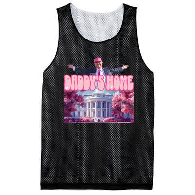 Funny Trump Take America Back Daddys Home Trump 2024 Mesh Reversible Basketball Jersey Tank