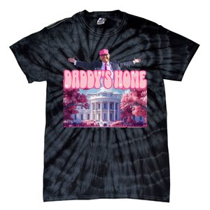 Funny Trump Take America Back Daddys Home Trump 2024 Tie-Dye T-Shirt