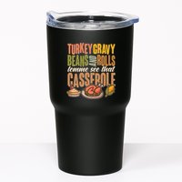 Funny Thanksgiving Turkey Gravy Bean And Rolls Lemme See That Casserole Tumbler