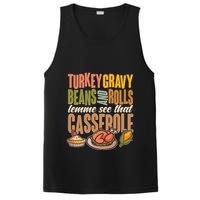 Funny Thanksgiving Turkey Gravy Bean And Rolls Lemme See That Casserole PosiCharge Competitor Tank
