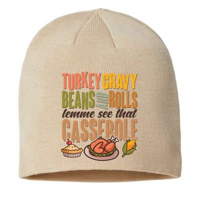 Funny Thanksgiving Turkey Gravy Bean And Rolls Lemme See That Casserole Sustainable Beanie