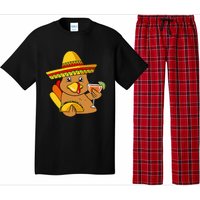 Festive Turkey Taco Celebrate Thanksgiving with Mexican Flavors Pajama Set