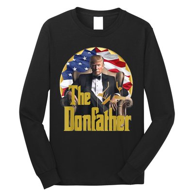 Funny Trump The Comeback Continues Gift Long Sleeve Shirt