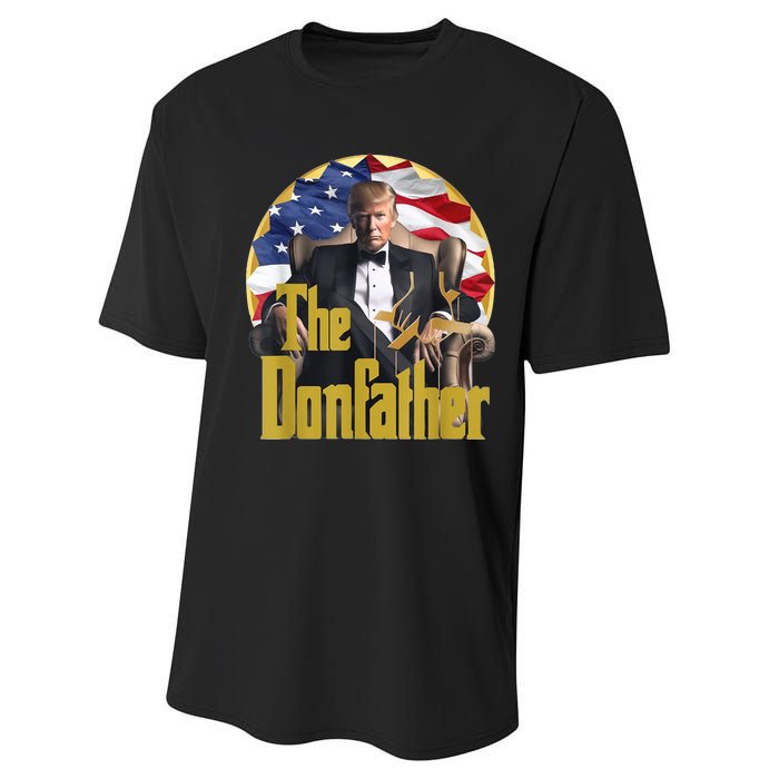 Funny Trump The Comeback Continues Gift Performance Sprint T-Shirt