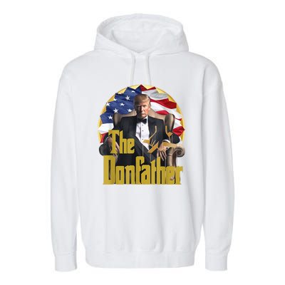 Funny Trump The Comeback Continues Gift Garment-Dyed Fleece Hoodie