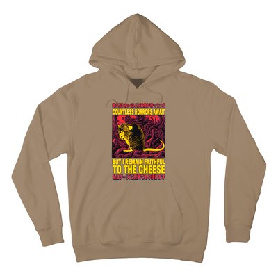 Faithful To The Cheese Japanese Horror Rat Hoodie